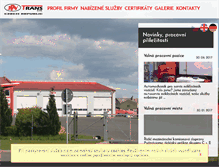 Tablet Screenshot of jpvtrans.cz